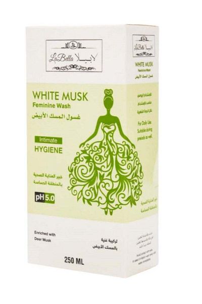 Labella Feminine Wash for Intimate Areas with White Musk 250ml