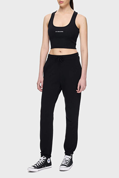 LES BENJAMINS Βαμβακερό παντελόνι με κανονική εφαρμογή και ελαστικό κάτω μέρος στη μέση PANTOLON LBNOOSESSFUSP