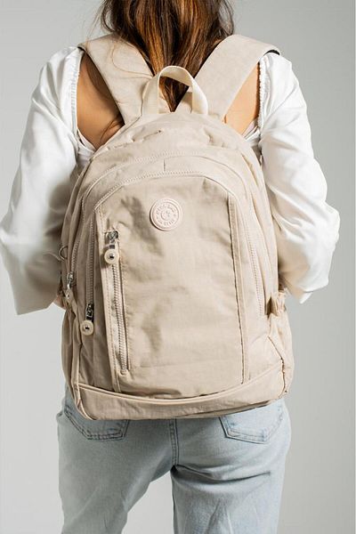 Baginn Geantă de școală unisex Rucsac zilnic din țesătură Clinker 40*30 cm Multi-buzunare Ușoară Rezistent la ploaie