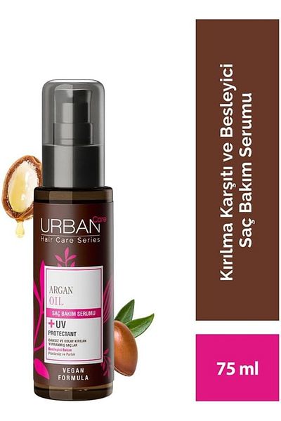 Urban Care Urban Care Argan Oil & Keratin Nourishing Anti-Breakage Hair Care Serum, 75ml