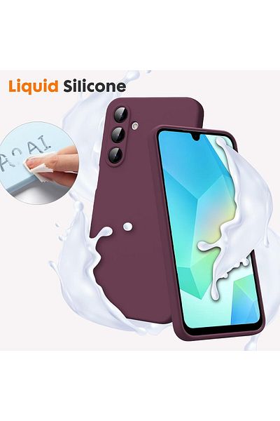 Rivor Samsung Galaxy A17 Compatible Case Durable Launch Cover with Camera Protrusion Silky Soft Texture
