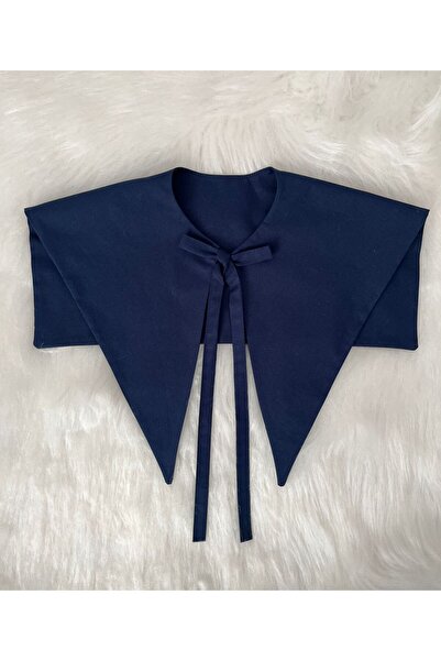 Eylülce Butik Paris Yaka Seyyar Yaka Lacivert Özel Üretim (Yetişkin)