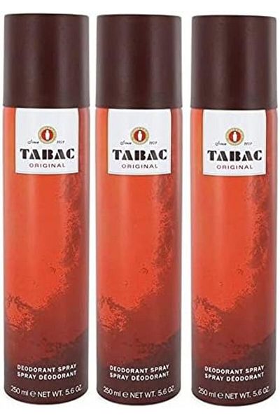 Tabac Original Maurer & Wirtz Mens Gents Deodorant Body Spray 250 ml 3 Pack