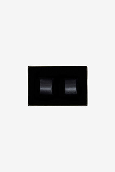 ALTINYILDIZ CLASSICS Erkek Lacivert-Siyah Metal Kol Düğmesi