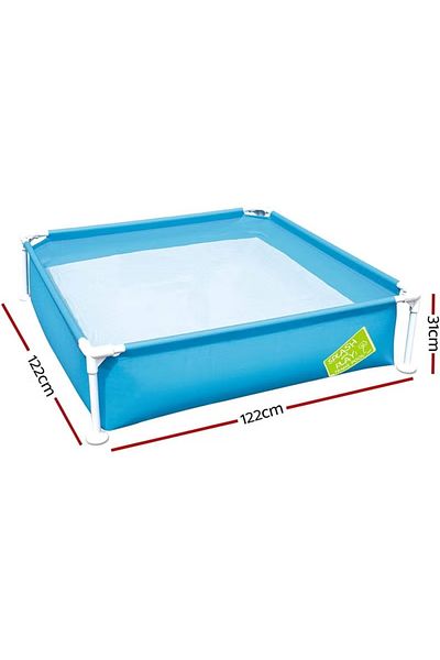 rexa My First Frame Pool – 122x122x30cm | Safe & Fun Outdoor Pool for Kids