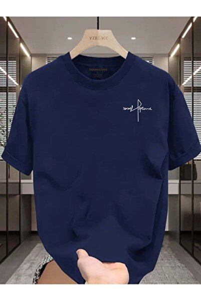 Trend Sizde تيشيرت بتصميم مطبوع من الأمام بتصميم خاص للجنسين