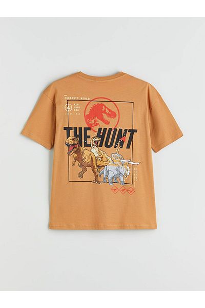 LC Waikiki Lcw Kids Crew Neck Jurassic World Printed T-Shirt for Boys