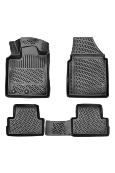 Umbrella Σετ λαστιχένια πατάκια αυτοκινήτου Nissan Qashqai I (J10) 2006-2013