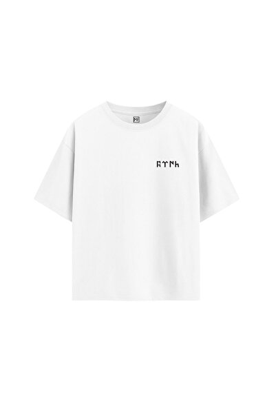 MF STORE GÖKTÜRK YAZILI NAKIŞLI T-SHIRT
