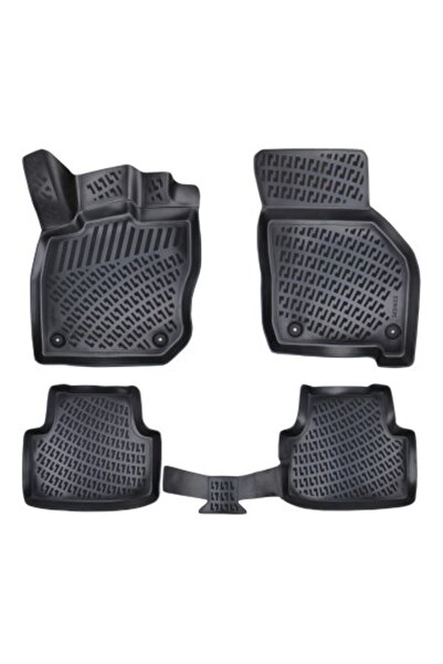 Umbrella Set covorașe auto din cauciuc, tip tavă, Skoda Octavia IV 2020-