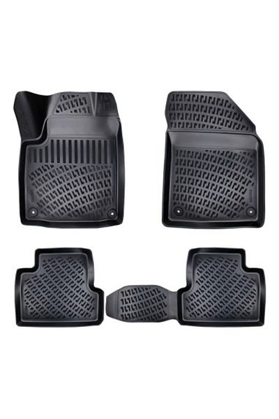 Umbrella Set of Car Mats Rubber Tray Jeep Cherokee (KL) (2013-)