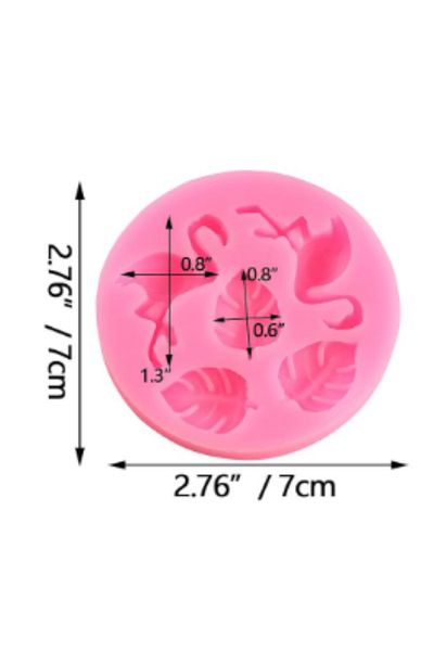 adin tasarım Flamingo Silicone Mold Flamingo Candy Plasticine Soap Candle Scented Stone Epoxy Pastry Chocolate Ice Mold