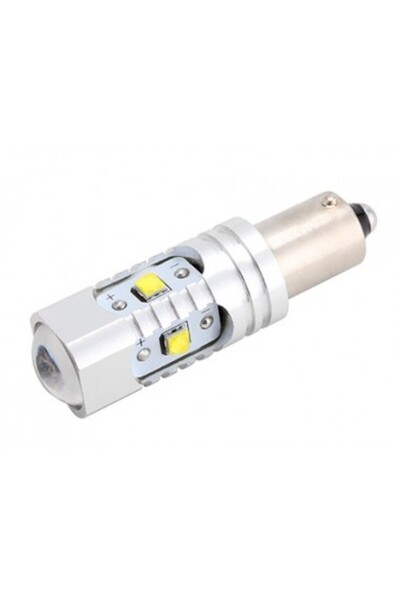 Xenon Bright LED auto alb H21W, BAY9S, Canbus 30W, 12-24V, LED-uri CREE