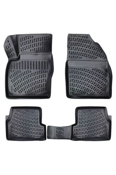 Umbrella Set of rubber car mats for Ford Focus II 2004-2011