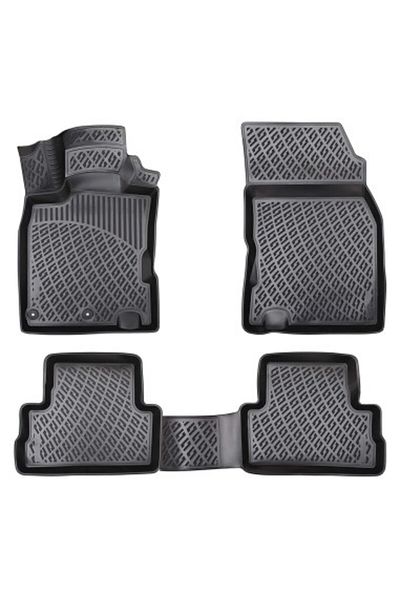 Umbrella Set of rubber car mats Nissan Qashqai II (J11) 2013-2021