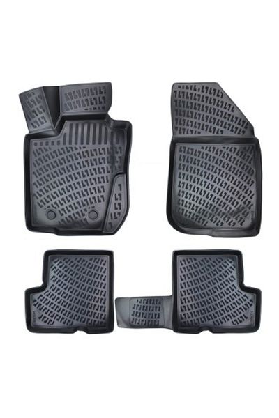Umbrella Set of rubber tray-type car mats for Dacia Duster 4X2 2017-