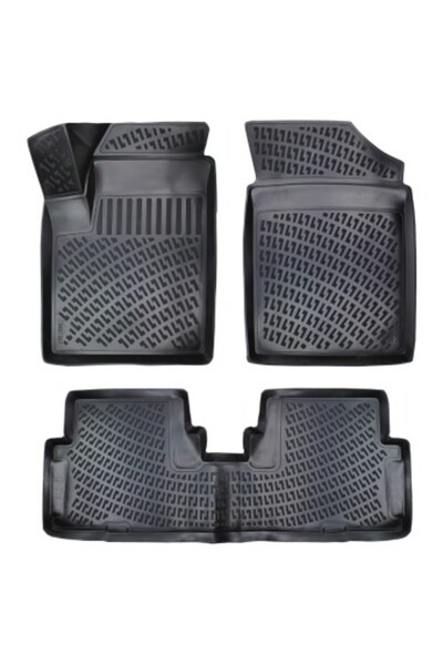 Umbrella Set covorașe auto din cauciuc, tip tavă, Peugeot Partner I / Citroen Berlingo 1996-2013