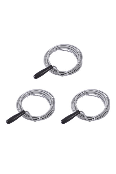 Lawazim 3-Pack 3m Flexible Drain Snake Clog Remover for Sink, Bathtub, Shower & Floor Drains