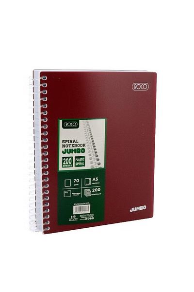 Roco Arabic/English Jumbo Notebook, A5 Size, 200 Sheets