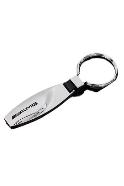 MAF Keychain for Mercedes AMG Silver/Black