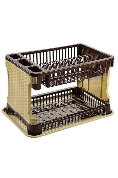 Tuffex Suport pentru vase din plastic cu suport, 47 x 30 x 27 cm, - TP7071 - BEJ