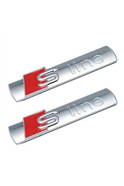 MAF Σετ 2 μεταλλικά εμβλήματα S-line για AUDI