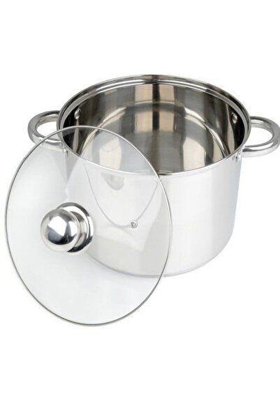 OEM Oală din oțel inoxidabil cu capac Yena Grunberg 30cm, 15.5L