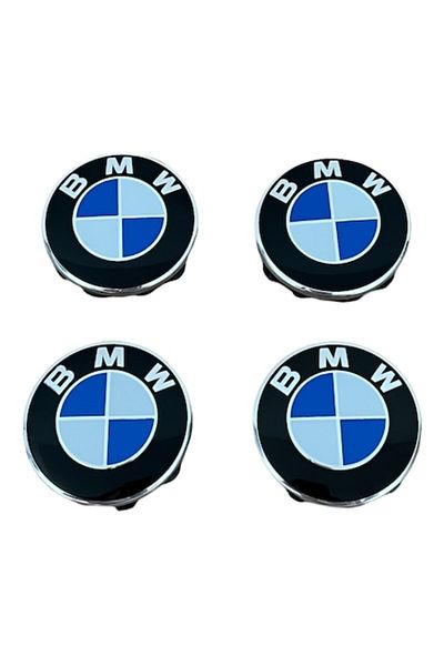 OEM Set 4 capace pentru jante din aluminiu 56mm albastre