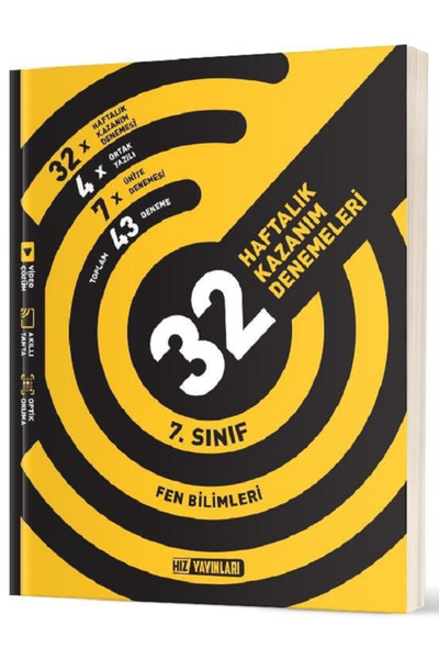 Evrensel İletişim Yayınları 7.Sınıf Hız Yayınları Fen Bilimleri 32 Haftalık K...