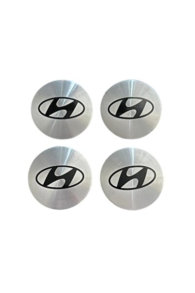 Hyundai Set 4 capace roti 57mm exterior, 54mm interior Argintiu compatibil/in...