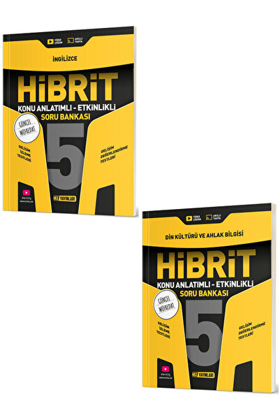 Evrensel İletişim Yayınları 5.Sınıf Hız Yayınları HİBRİT İngilizce + Din Kült...