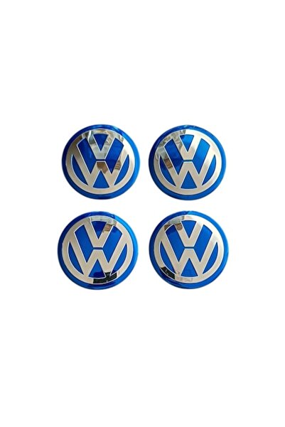 MAF Set 4 capace roti 57mm exterior, 54mm interior VW Albastru compatibil/inlocuitor janta aliaj