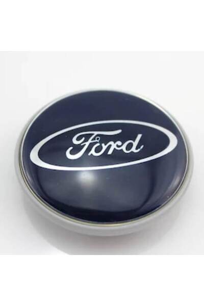 Ford Wheel Cover 63mm Blue