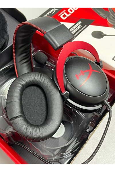HyperX Cloud II Brand New Wired Over Ear Gaming Headphones For PS4 PS5 XOne XSeries NSwitch PC Red