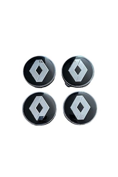 Renault Set 4 capace roti 60mm compatibil/inlocuitor janta aliaj