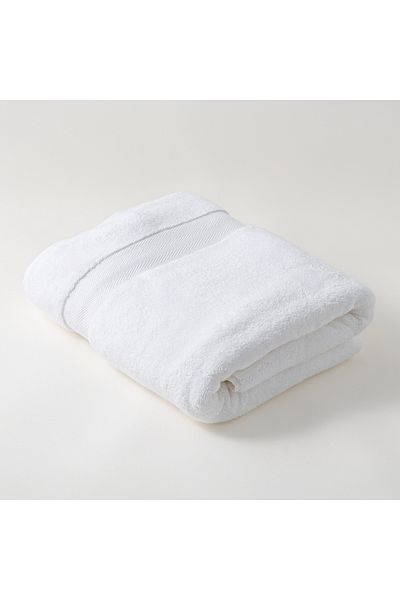 Boutique Blanche Microcotton Bath Towel, White,150*90Cm