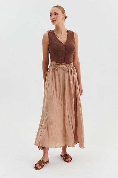 Nish&Chic Satin Krasli Skirt