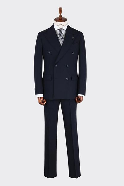 Kadir Büyükkaya Double Breasted Suit-Kab1205S