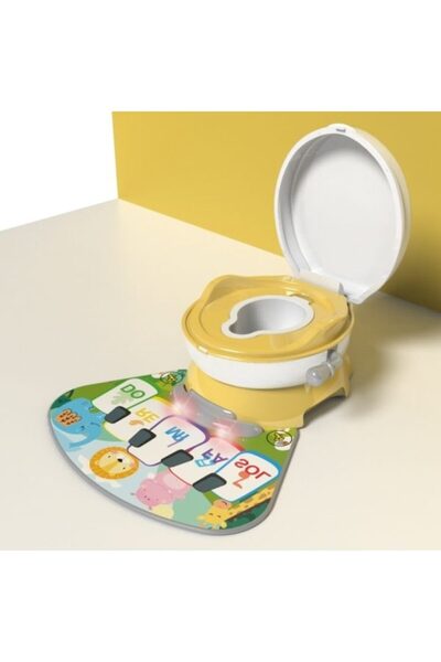 OEM Potty with Removable Reducer and Musical Piano Mat Yellow