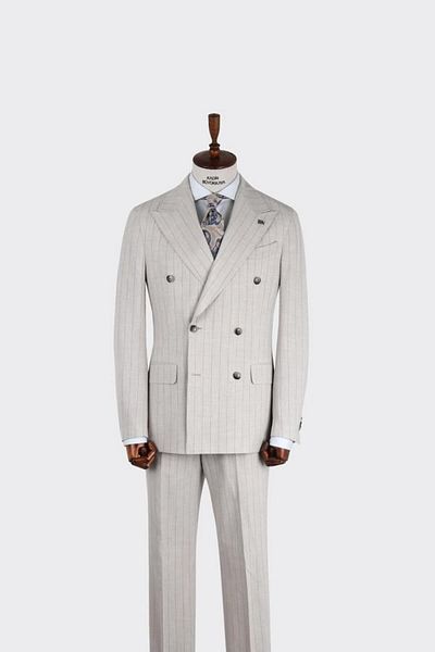 Kadir Büyükkaya Double Breasted Suit-Kab1226S
