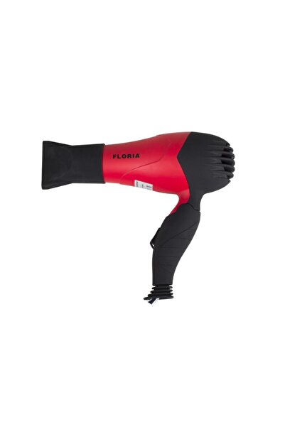 Floria Compact Travel Hair Dryer CTO2022 Floria, 850 W, 2 Speeds, 2 Heat Settings, Red, Concentrator