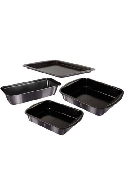 OEM Set tavi pentru cuptor, 4 piese, Metallic Line Carbon Pro Edition Berlinger Haus BH 7622