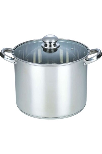 OEM Set oala din otel inoxidabil si capac din sticla, 11.1L, 26cm, GRUNBERG