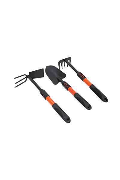 Lawazim مجموعة أدوات الحدائق، مكونة من 3 قطع، متعددة الألوان، مقاومة للصدأ، ل...