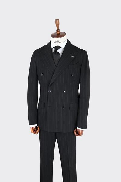 Kadir Büyükkaya Double Breasted Suit-Kab1226S