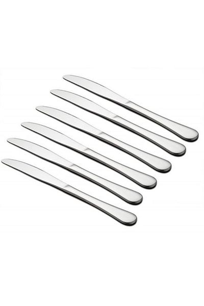 OEM Set 6 Knives Grunberg GR173, Stainless Steel, Silver