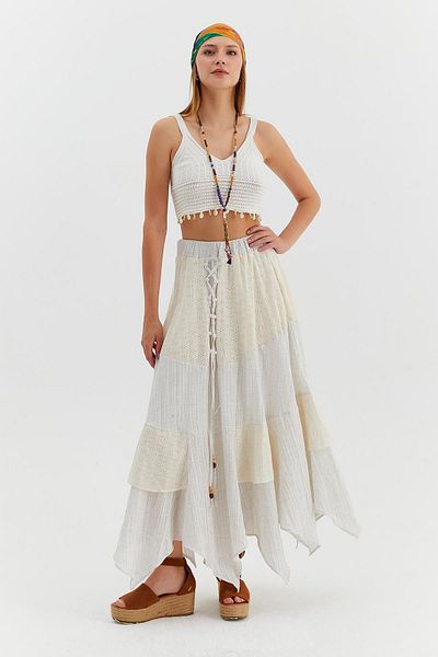 Nish&Chic Brode Segmented Skirt