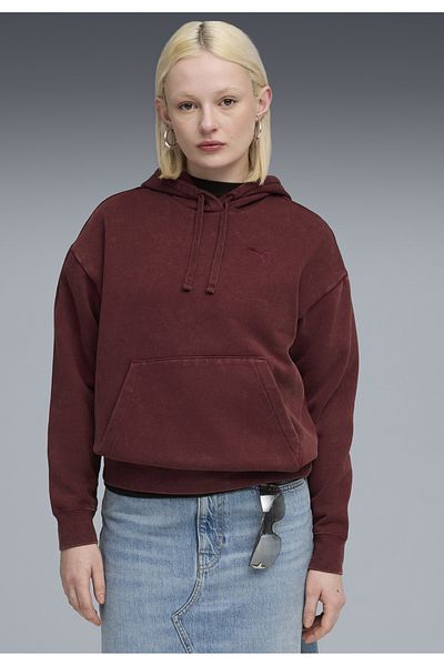 Puma Hanorac Essentials Elevated Relaxed Wash pentru femei