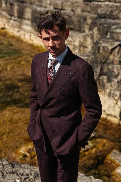 Kadir Büyükkaya Double Breasted Suit-Kab1226S