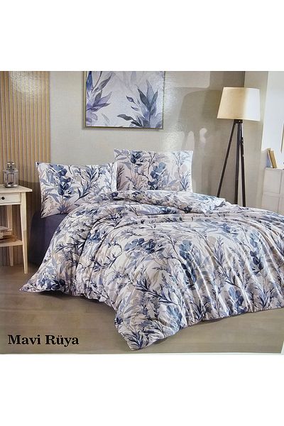 KÜBRAHOME'S Weekend Home Single Bedding Set Blue